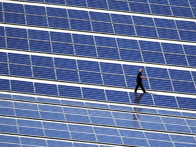Bislang unzulssig privilegiert? Solar...n Anlagen, der selbst verbraucht wird.  | Foto: dpa