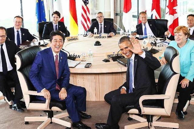 G-7-Gipfel in Japan: Keine gemeinsame Linie erkennbar