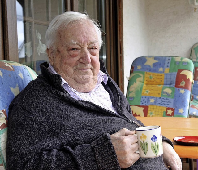 Alfred Panther feiert seinen 90. Geburtstag.  | Foto: Peter Heck