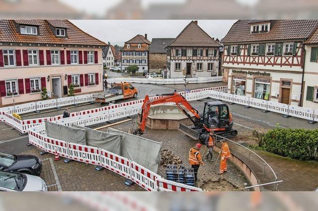 Baustelle auf dem Marienplatz