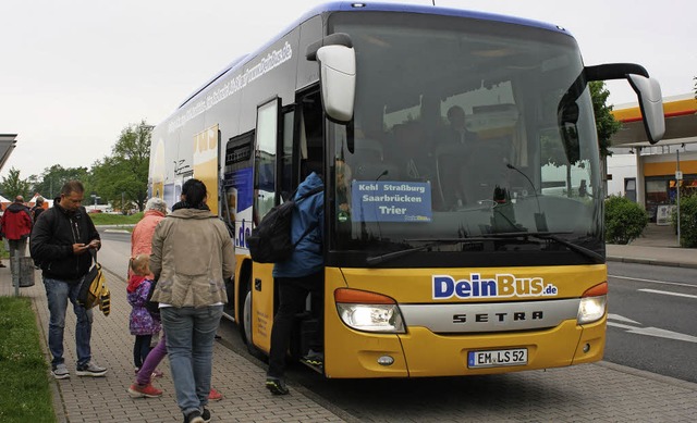 Fr die Fernbusse scheint Offenburg eine attraktive Haltestelle  zu sein.   | Foto: Archivfoto: Trauden