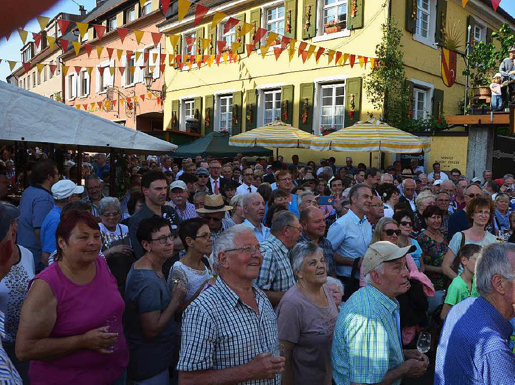 Impressionen von der Erffnung der Ihringer Weintage