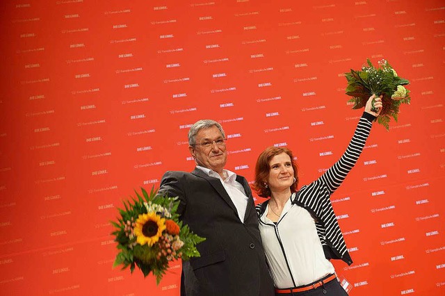 Bernd Riexinger und Katja Kipping  | Foto: dpa