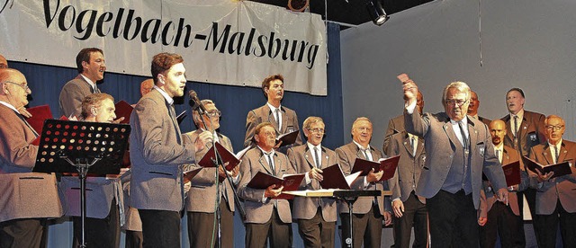 Beim  Maikonzert des Mnnerchors Vogel...olo-Auftritt besonders groen Anklang.  | Foto: Rolf-Dieter Kanmacher
