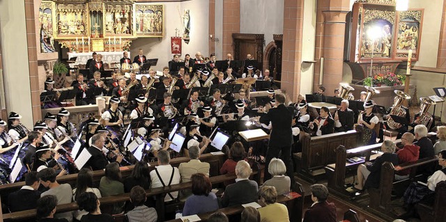 Blasmusik auf hohem Niveau bot die Tra... Glottertal bei ihrem Kirchenkonzert.   | Foto: Erich Krieger