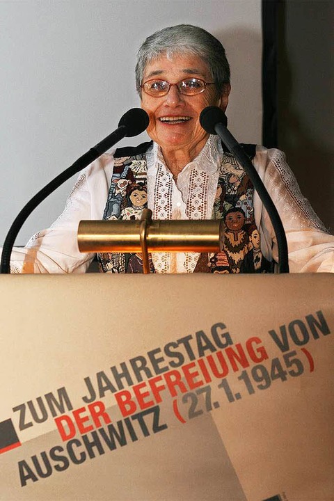 Hedy Wachenheimer-Epstein 2007 in Freiburg  | Foto: Rita Eggstein