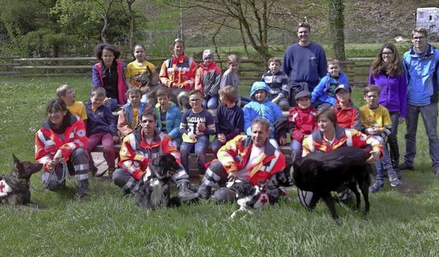 Die Kindergruppe der Jugendfeuerwehr K...en die absoluten Stars der Begegnung.   | Foto: Privat