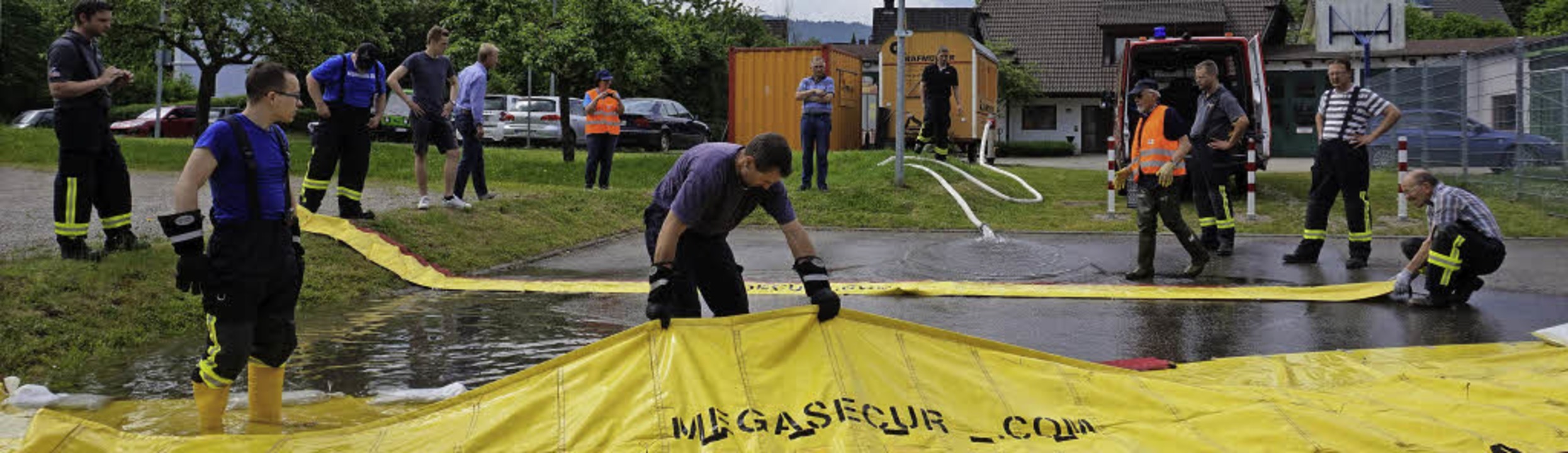 Beim Szenario &#8222;Hochwasser&#8220;...pumpt oder gezielt abgeleitet werden.   | Foto: Julius Steckmeister