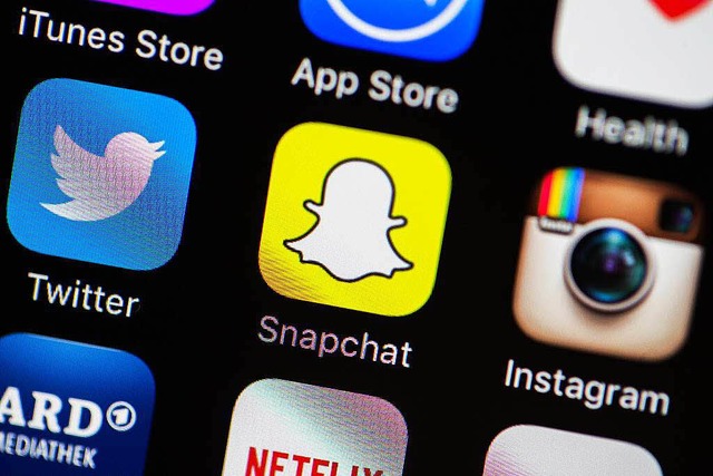 Bei Menschen unter 25 ist die Foto-App Snapchat besonders beliebt   | Foto: dpa