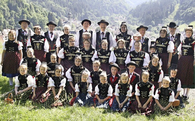 Die Trachtengruppe Todtnau ist 50 Jahre alt.   | Foto: Trachtengruppe Todtnau