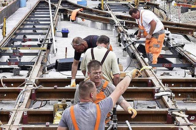 Kleine Panne im Baustellenfahrplan der Freiburger VAG