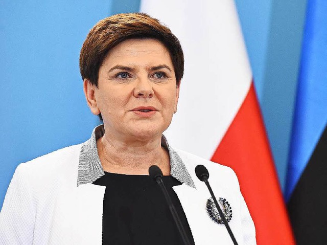 Die polnische Regierungschefin Beata Szydlo  | Foto: dpa