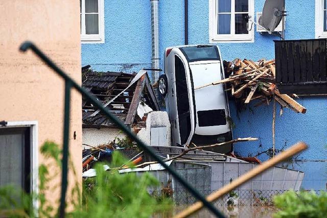Fotos: Hoffen und Bangen nach Hochwasser in Bayern