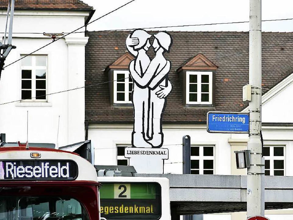 Da stand&#8217;s mal: das &#8222;Liebesdenkmal&#8220;  | Foto: Thomas Kunz