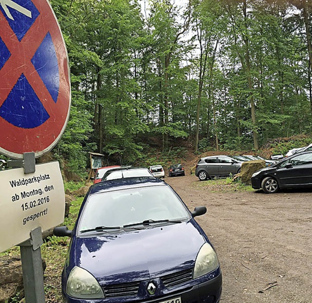 Waldparkplatz Altvater  | Foto: Manfred Drbeck