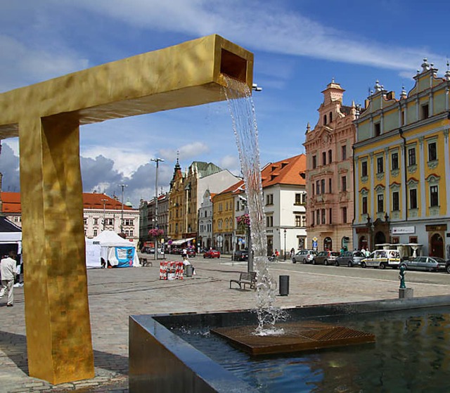 Marktplatz in Pilsen, Tschechien  | Foto: Stephan Brnjes