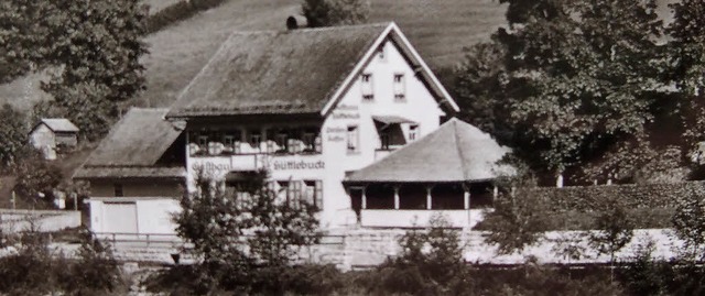 Gasthaus Httlebuck vor dem  Mai 1964.   | Foto: Thomas Mutter