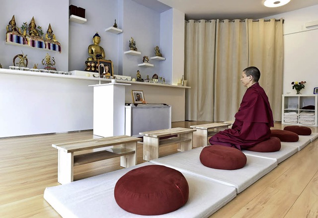 Meditieren fr Krper und Seele: die N...neuen Zentrum fr modernen Buddhismus   | Foto: Thomas Kunz