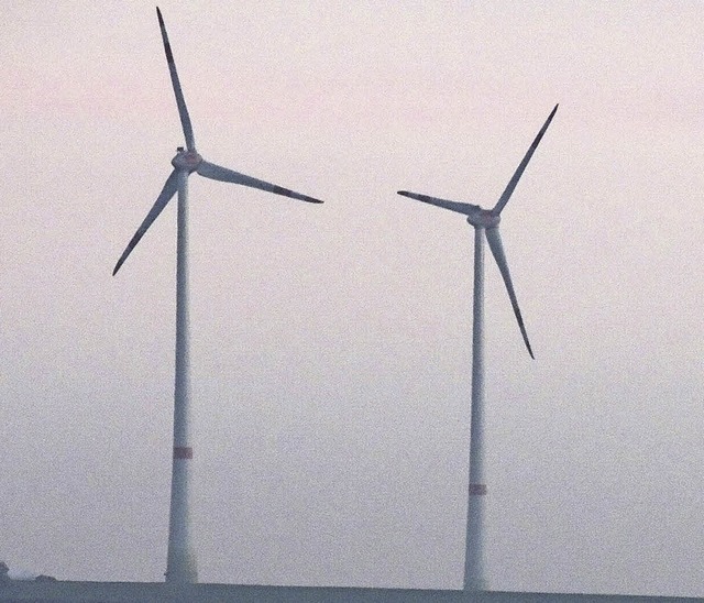 In Sachen Windkraftanlagen luft fr d...adt Sulzburg derzeit nicnt alles rund.  | Foto: Volker Mnch