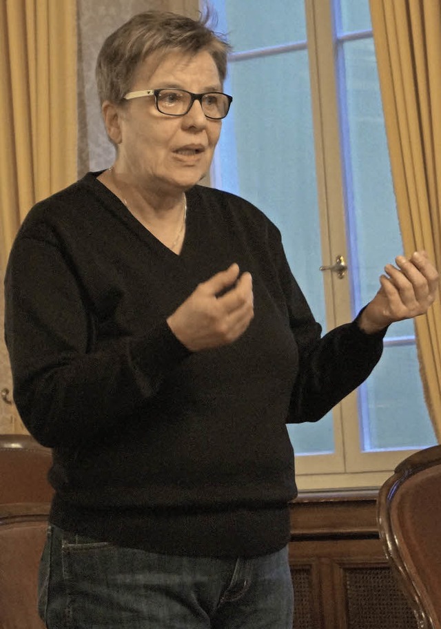 Evelyn Krmmel, die Geschftsfhrerin des Vereins Frauen helfen Frauen   | Foto: Christine Storck