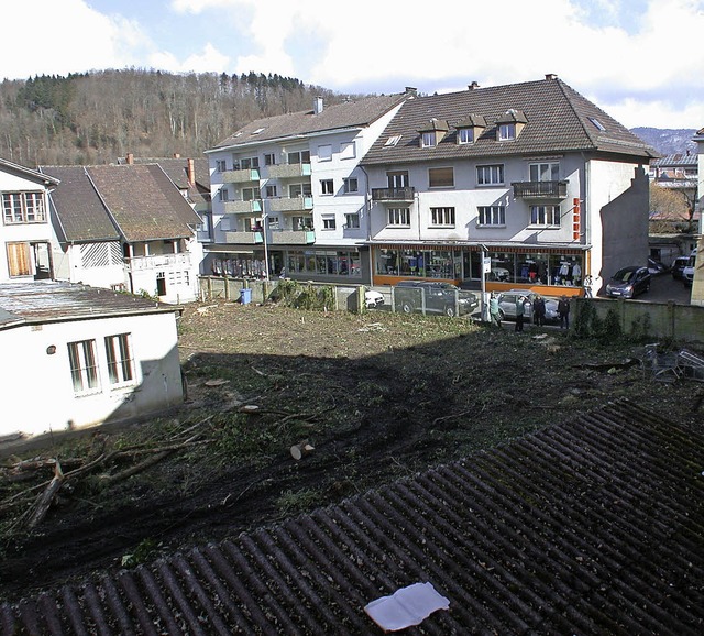 Von einem Trmmergrundstck in der Inn...mens Uehlin-Areal spricht ein  Leser.   | Foto: Hnig