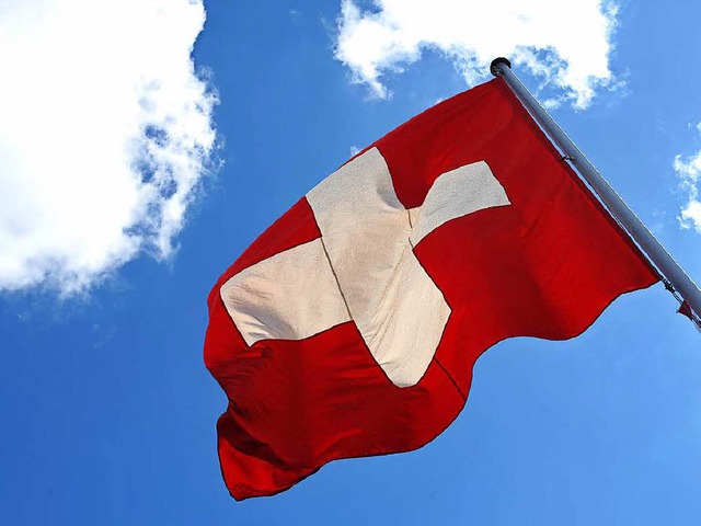 Schweizer Flagge   | Foto: dpa