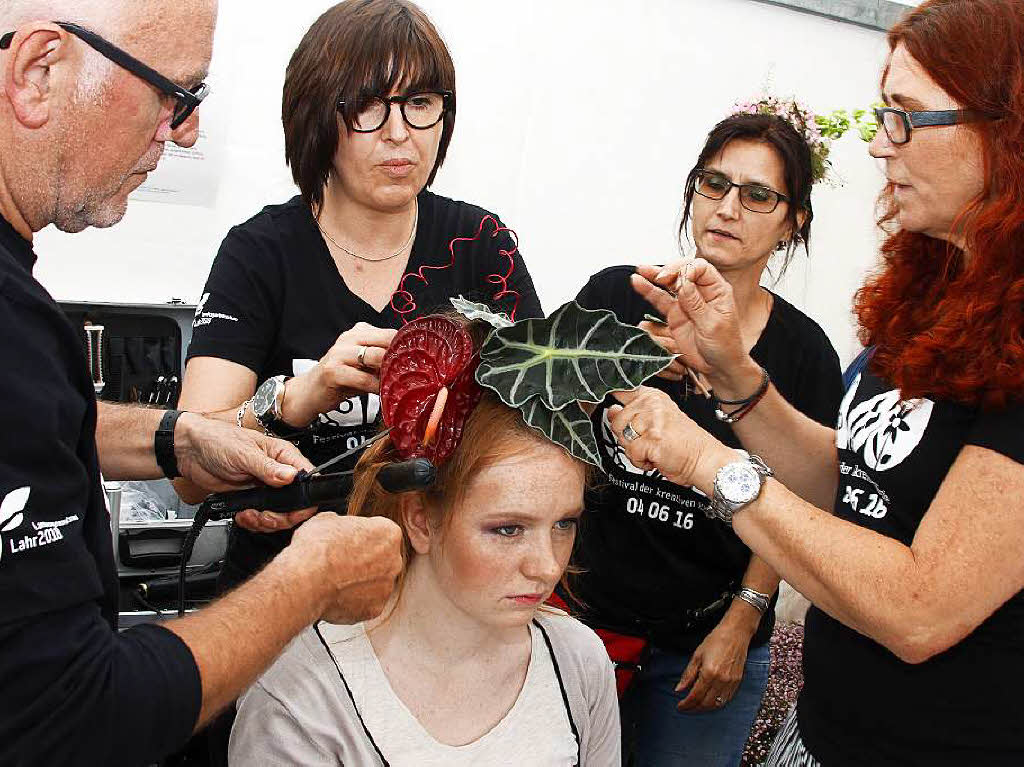 BZ-Reporterin Ines Schwendemann lie sich verwandeln.