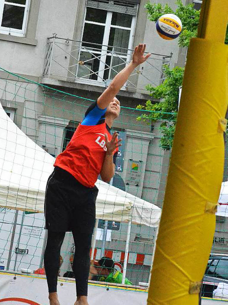 On the beach: Beachvolleyballer aus ganz Deutschland waren beim A-Top-Turnier in Schopfheim und Langenau am Start.