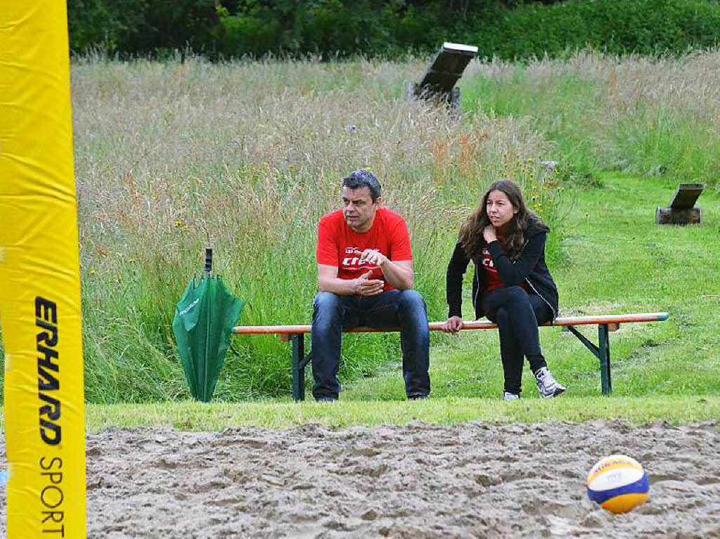 On the beach: Beachvolleyballer aus ganz Deutschland waren beim A-Top-Turnier in Schopfheim und Langenau am Start.