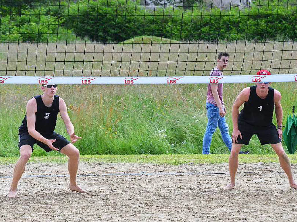 On the beach: Beachvolleyballer aus ganz Deutschland waren beim A-Top-Turnier in Schopfheim und Langenau am Start.