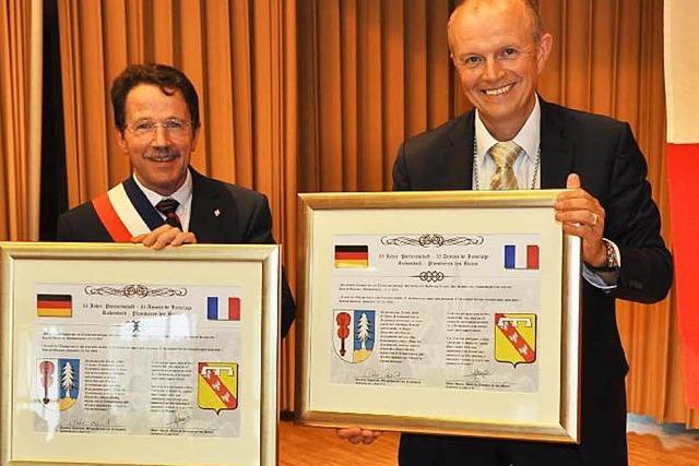 Verschwisterung mit Plombires-les-Bains