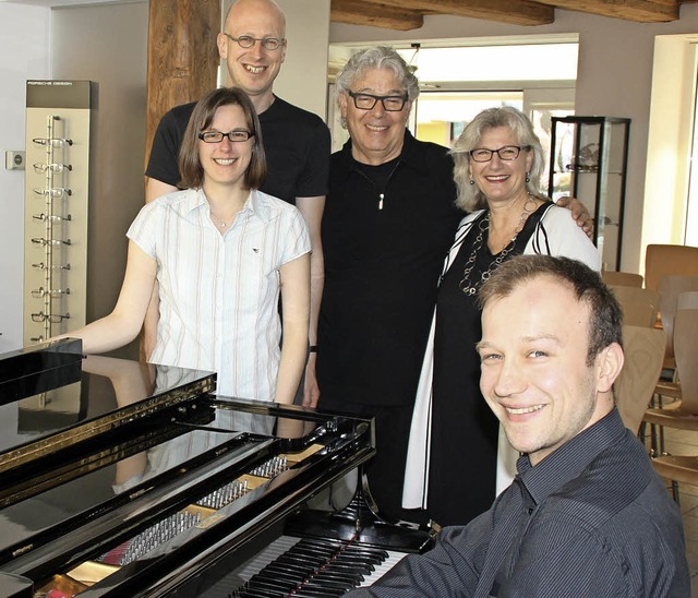 Gelungene Matinee in Bad Sckingen: di... Pianisten  Bogdan Vaida ( von links )  | Foto: Andreas Bhm