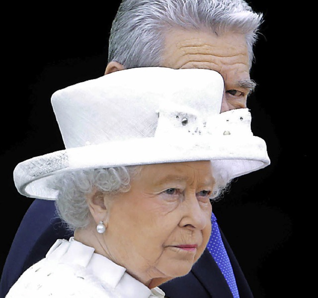 Auch die Queen besuchte den Bundesprsidenten (2015).  | Foto: dpa