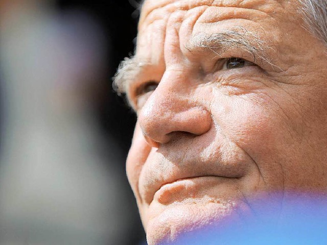 Joachim Gauck &#8211; nur noch Bundesprsident bis 2017.  | Foto: dpa