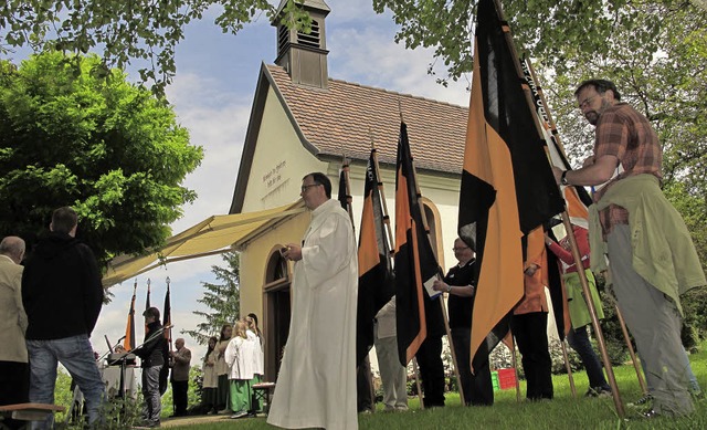 Kolping-Wallfahrt zur Kapelle Maria Hgel.  | Foto: Jutta Schtz