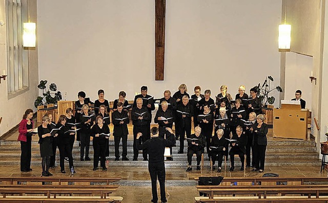 Der Kirchenchor St. Bartholomus Heite...der Katholischen Kirche in Buggingen.   | Foto: Privat