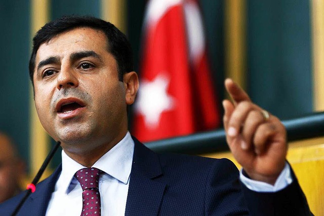 Selahattin Demirtas, Chef der pro-kurdischen Partei HDP  | Foto: AFP