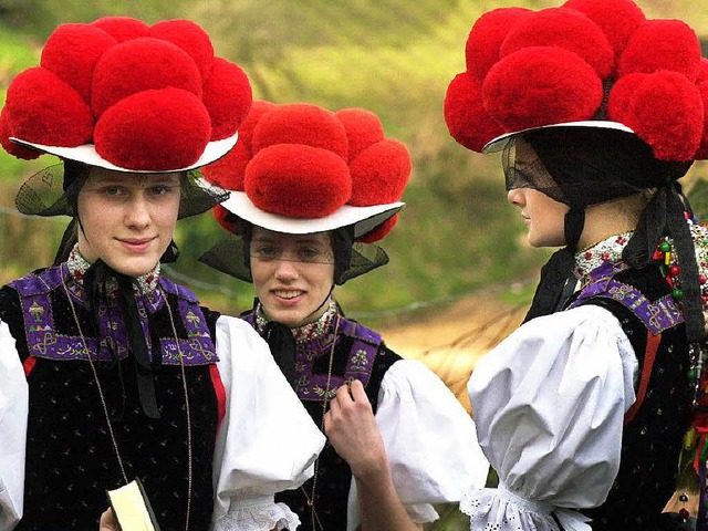 Die Bollenhuttracht gilt als typisch f...nbach, Homberg-Reichenbach und Gutach.  | Foto: Verwendung nur in Deutschland, usage Germany only