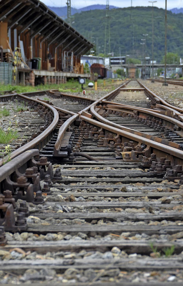 Die SPD drngt darauf, dass die Stadt ...Gelnde des Gterbahnhofs verhandelt.   | Foto: Archivbild: Nikolaus Trenz