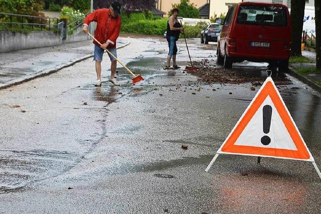 Fotos: Heftiges Unwetter im Elztal