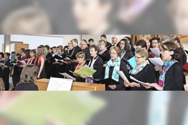 Premiere fr den Gospelchor