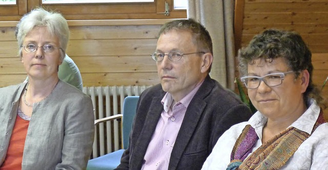 Toni Charlotte Bnemann, Rainer Peghin...nft HInterzarten&quot; im Gemeinderat.  | Foto: Eva Korinth