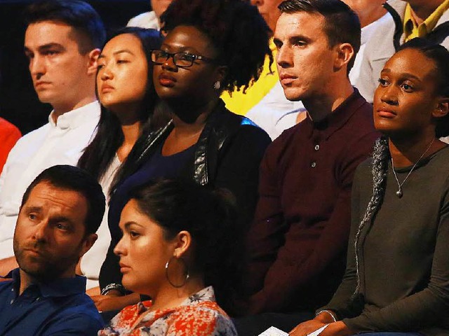 Multiethnisch: das Publikum einer brit...n TV-Diskussion diese Woche zum Brexit  | Foto: AFP