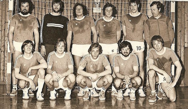Die Landesliga-Handballer des TV Todtnau im Jahre 1976  | Foto: privat