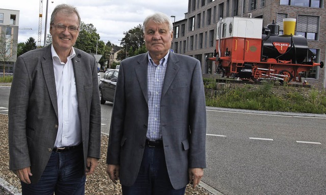 Bringen die Tour nach Rheinfelden: Daniel Vulliamy (links) und Jrg Schneider.  | Foto: Valentin Zumsteg