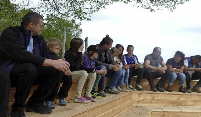 Im Freiluftklassenzimmer in Herrischri...sler ihren Unterricht genieen knnen.  | Foto: Archivfoto: Kirsten LUx