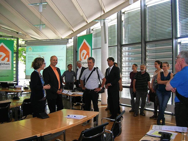 Begrung der franzsischen Delegation im Rathaus  | Foto: Sylvia-Karina  Jahn