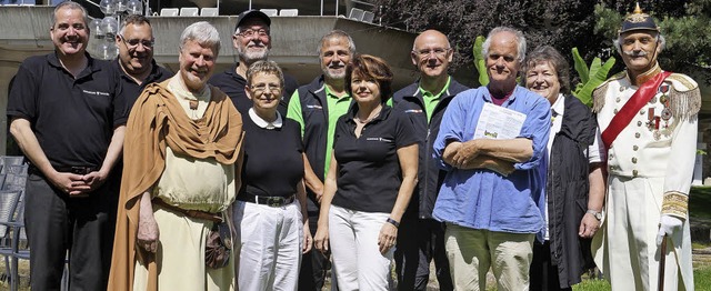 Rmer, Bildhauer, Groherzog und Co. f...iedrich von Baden  alias Martin Lunz.   | Foto: Hartenstein