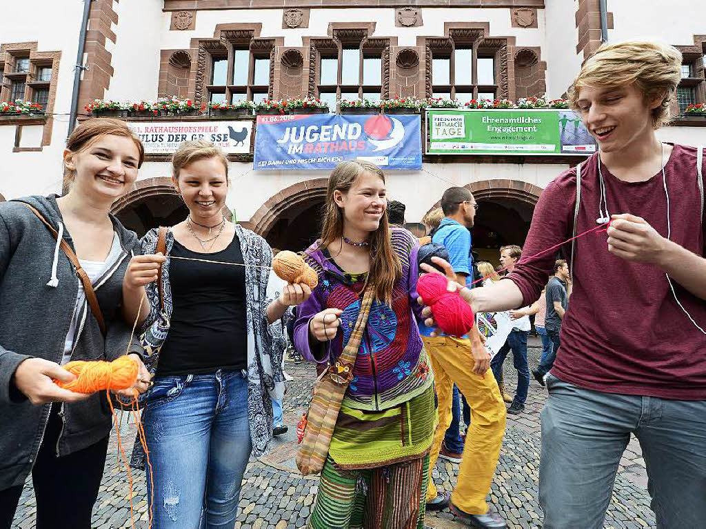 Impressionen des Tag der Jugend im Freiburger Rathaus
