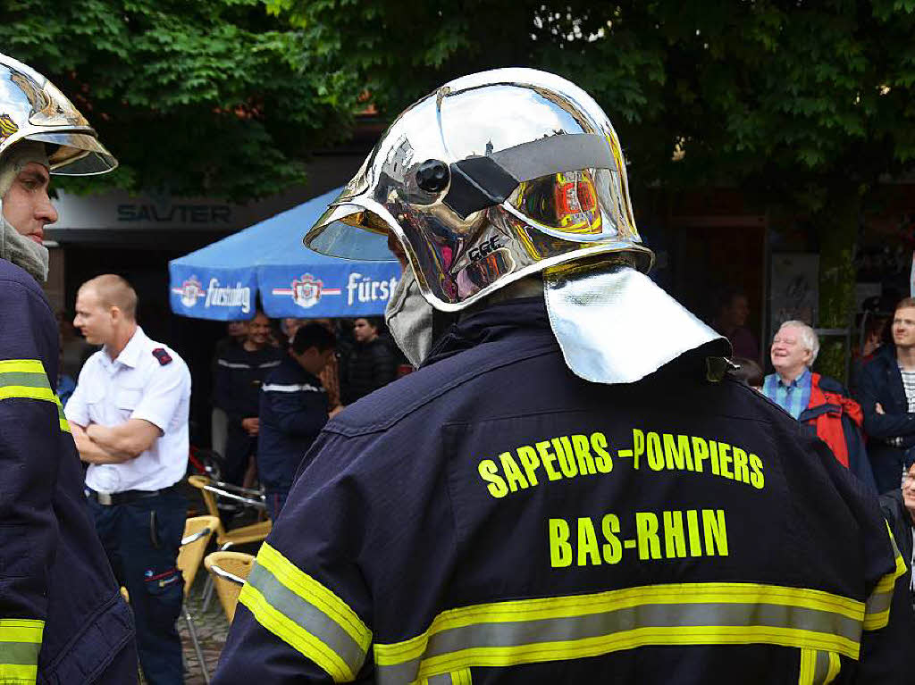 Feuerwehrleute aus Slestat.